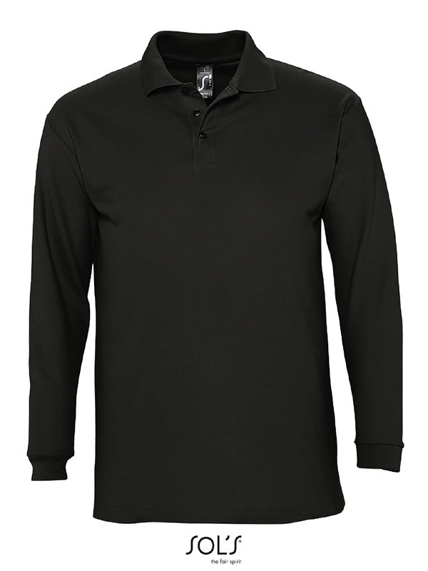 Polo manche longue SOLS WinterII - 11 coloris