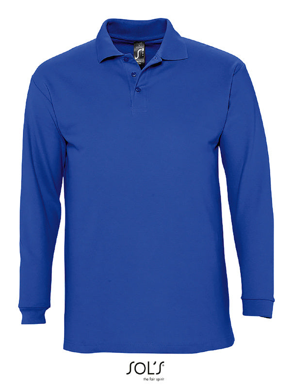 Polo manche longue SOLS WinterII - 11 coloris