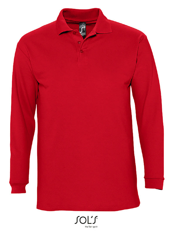 Polo manche longue SOLS WinterII - 11 coloris