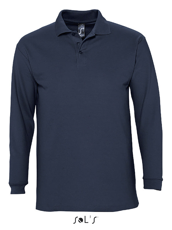 Polo manche longue SOLS WinterII - 11 coloris