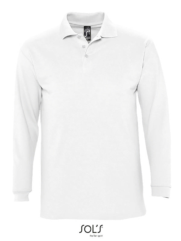 Polo manche longue SOLS WinterII - 11 coloris