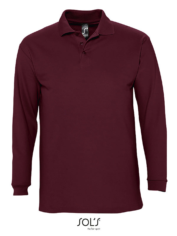 Polo manche longue SOLS WinterII - 11 coloris