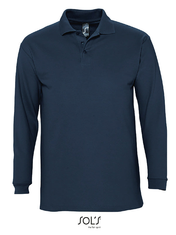 Polo manche longue SOLS WinterII - 11 coloris