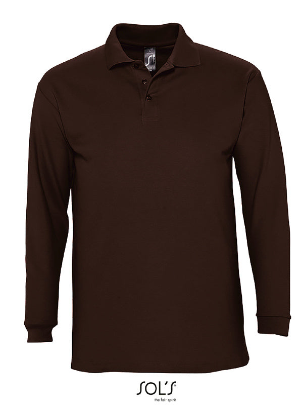 Polo manche longue SOLS WinterII - 11 coloris