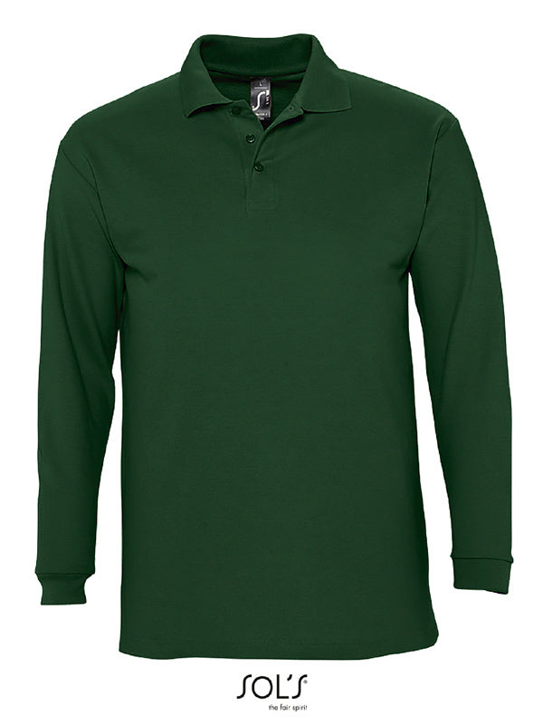 Polo manche longue SOLS WinterII - 11 coloris