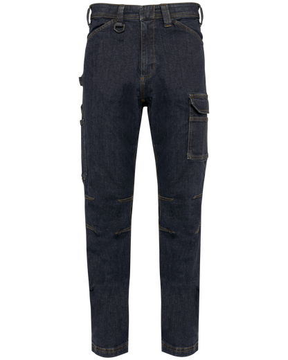 Pantalon denim multipoches homme / WK705
