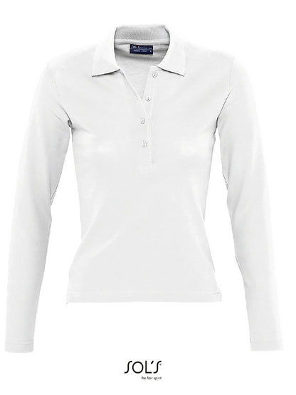 Polo manche longue Femme SOLS Podium - 12 coloris