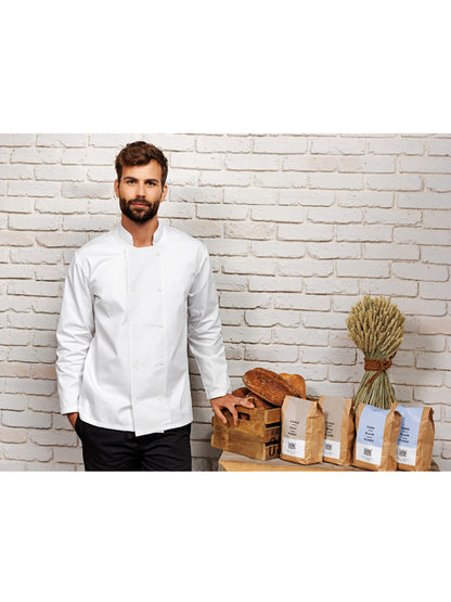 Veste cuisine manche longue Top tex PR657 - 2 coloris