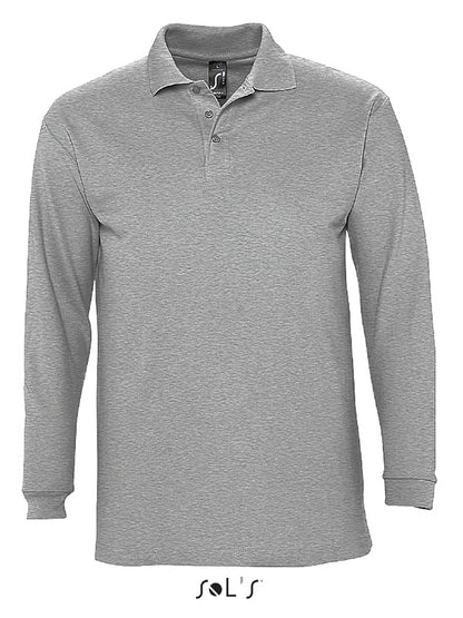 Polo manche longue SOLS WinterII - 11 coloris
